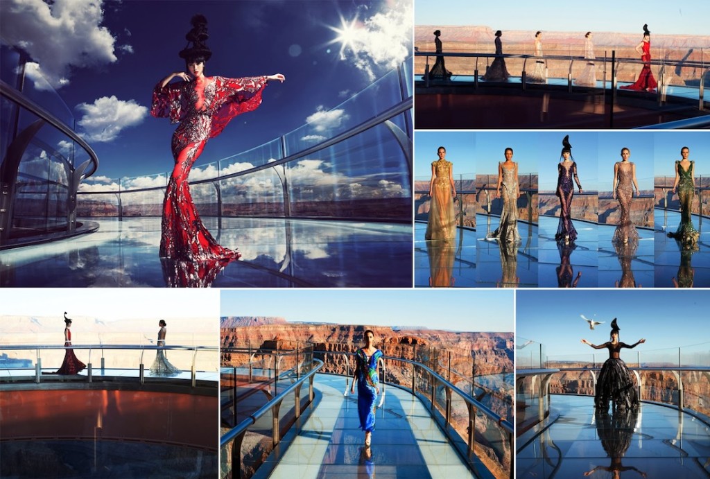 J Autumn Fashion Show on Grand Canyon Skywalk by Jessica Minh Anh