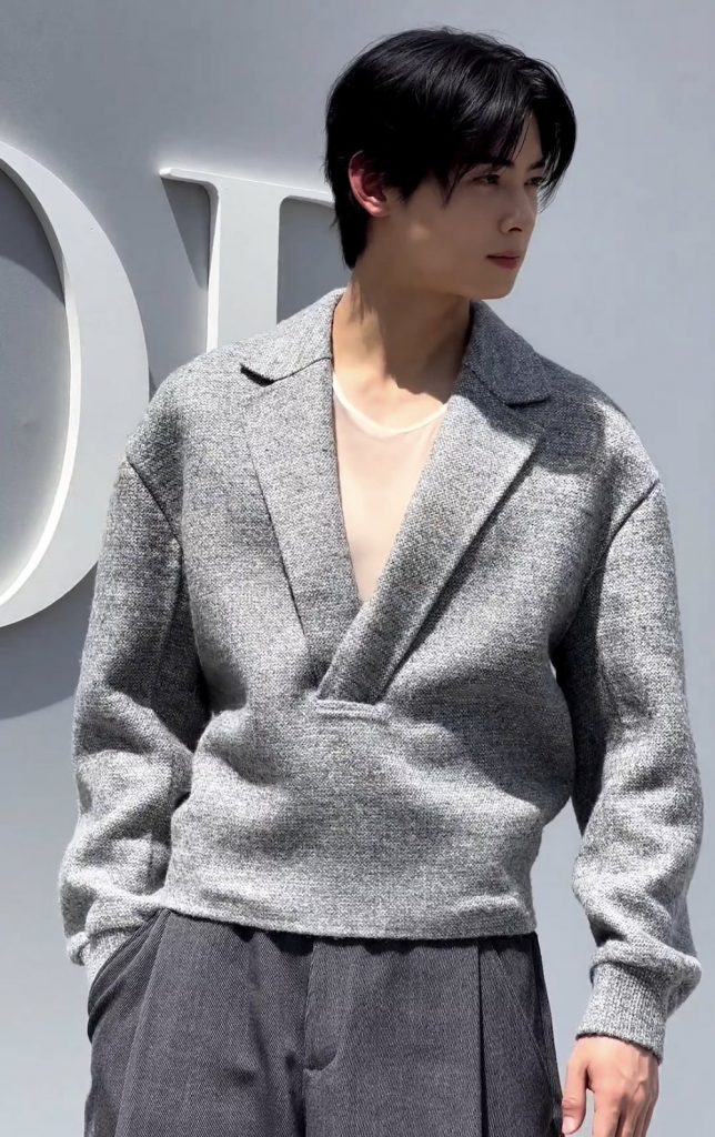 Mile PhakPhum Apo Nattawin sánh vai ở show Dior Xuân Hè 2024