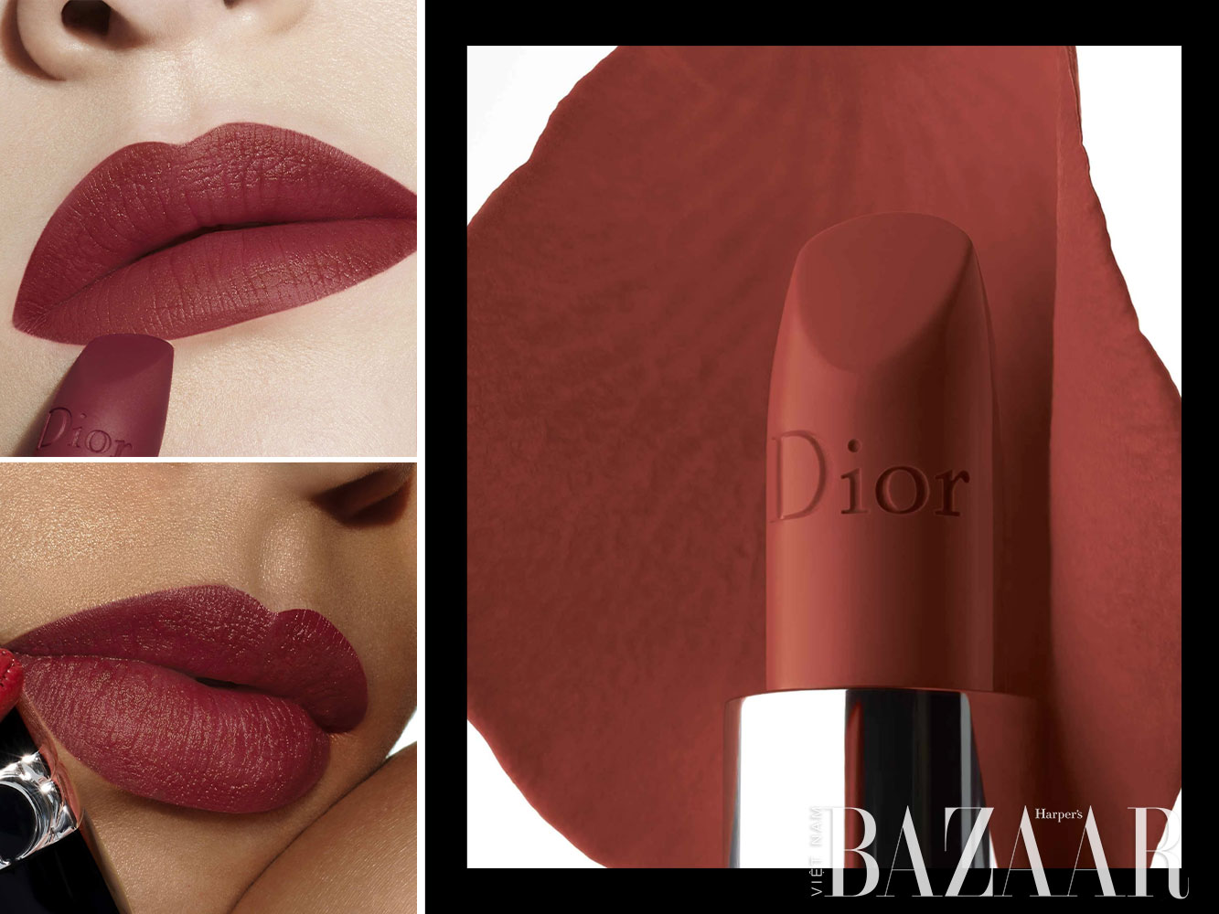 Son môi Dior màu nào đẹp: Rouge Dior 964 Matte dạng lì