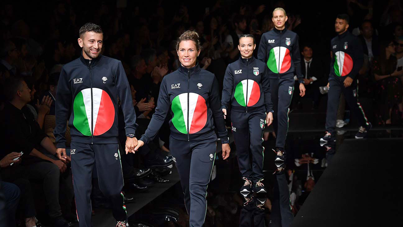 Đồng phục Thế vận hội Tokyo 2020 của nước Ý bị ví như bánh Pizza