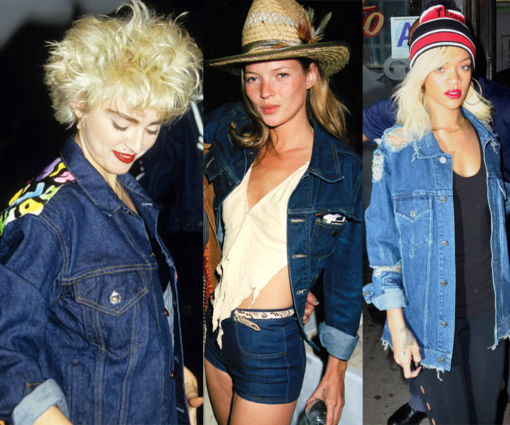 big blue jean jacket