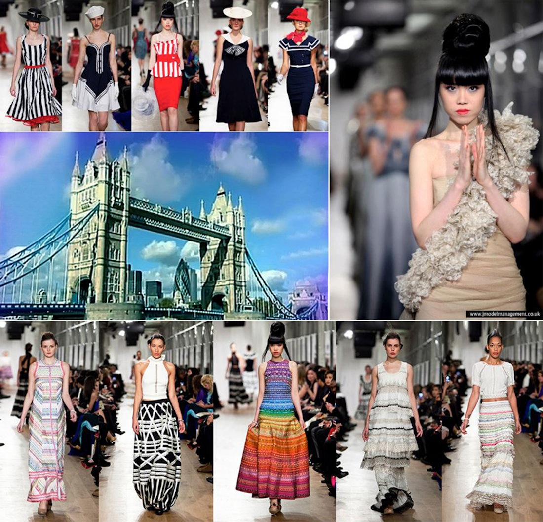 J Autumn Fashion Show on London Tower Bridge - Jessica Minh Anh