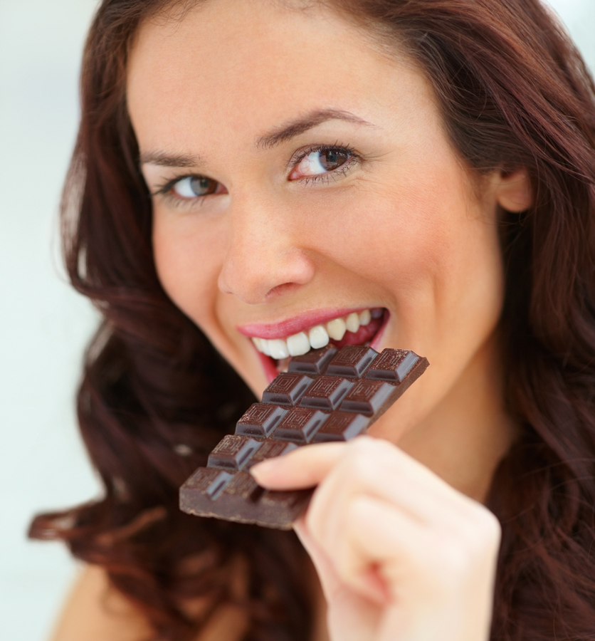 woman-eating-a-chocolate