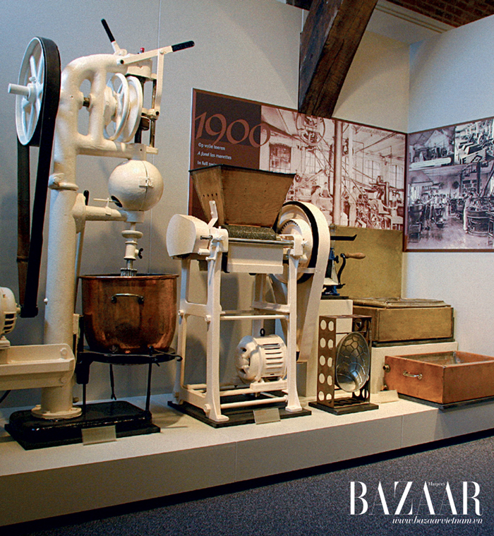 Bên trong Viện bảo tàng Choco-Story, những vật dụng và lịch sử phát triển của sô-cô-la được tái hiện một cách kỳ thú 