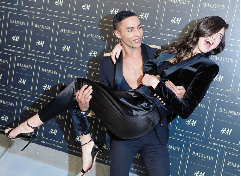 Olivier Rousteing và nàng thơ Kendall Jenner của anh