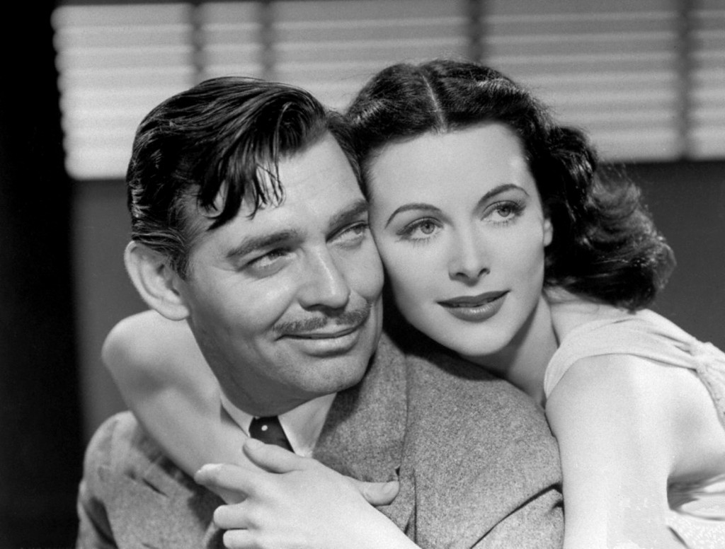 Hedy Lamarr và Clark Gable