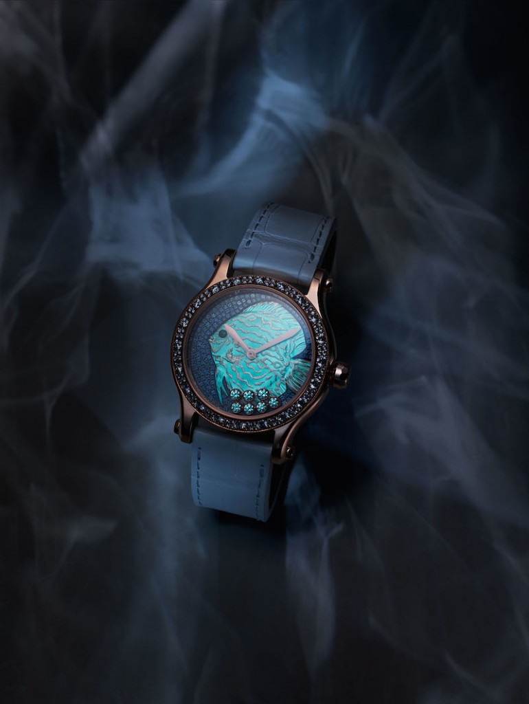 Chopard-Happy Fish watch by night