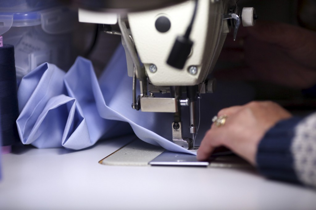 Manufacturing At Emma Willis Bespoke Shirt Factory As Digital Luxury Goods Sales Are Forecast To Rise about 9% A Year