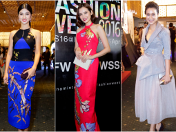 Những nét vẽ sắc màu trên thảm đỏ Vietnam International Fashion Week 2016