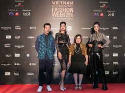 Rừng sao việt khoe sắc trên thảm đỏ vietnam international fashion week thu đông 2016