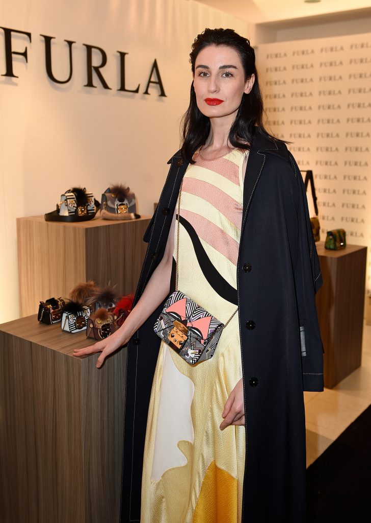 LONDON, ENGLAND - FEBRUARY 01:  Erin O'Connor attends private dinner to celebrate Furla's Brompton Road Flagship at The Serpentine Gallery on February 1, 2017 in London, England.   Pic credit: Dave Benett