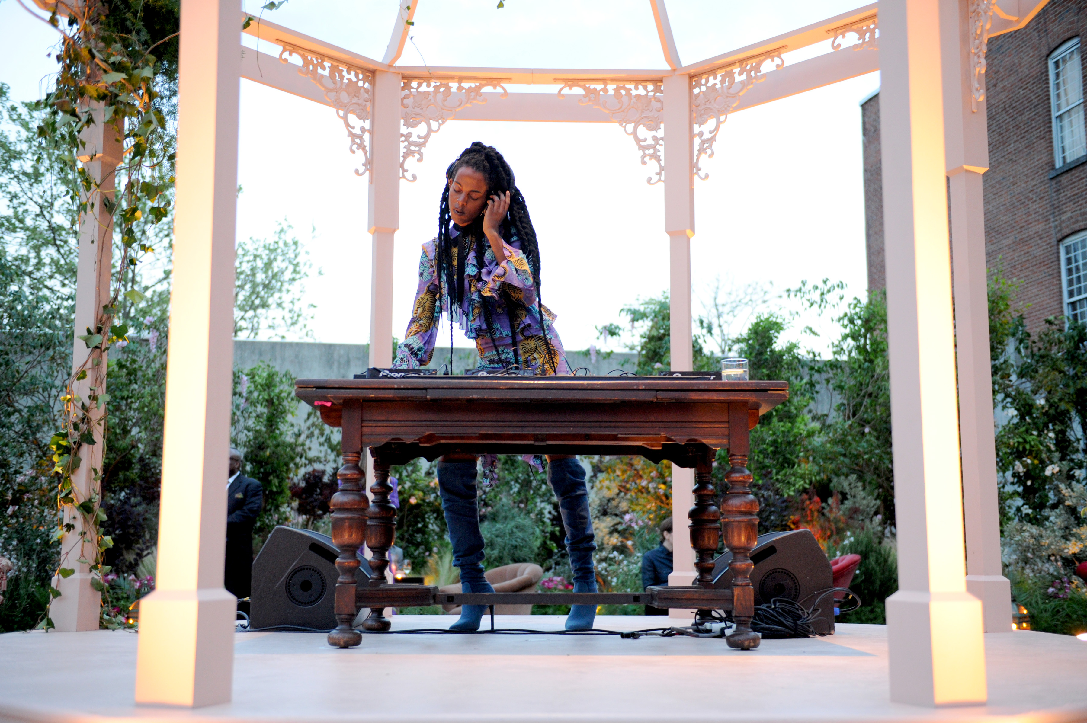 NEW YORK, NY - MAY 02: DJ Juliana performs onstage at the Gucci Bloom Fragrance Launch at MoMA PS.1 on May 2, 2017 in New York City. (Photo by Craig Barritt/Getty Images for Gucci)