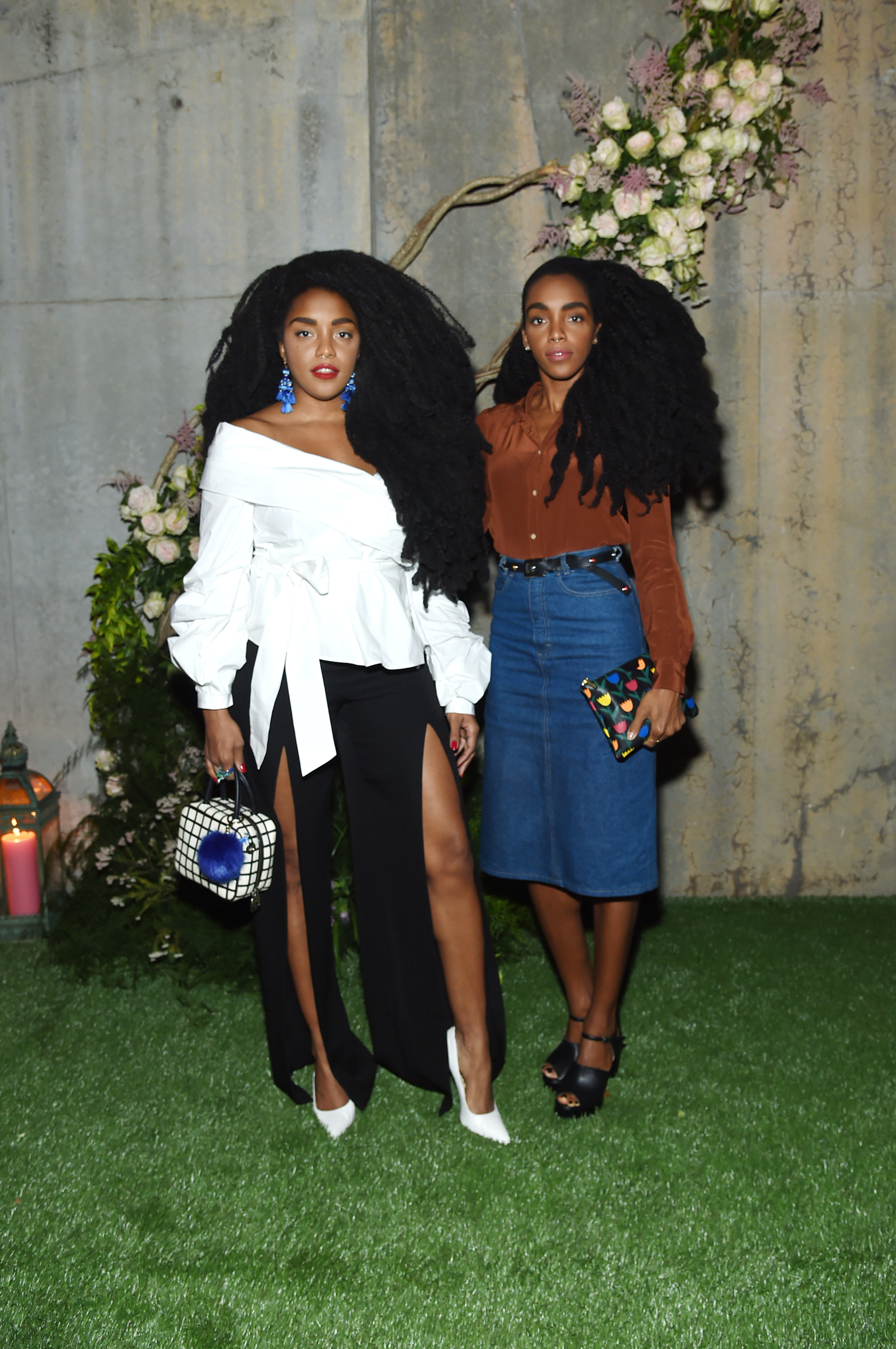 NEW YORK, NY - MAY 02: Models Cipriana Quann and TK Quann attend the Gucci Bloom Fragrance Launch at MoMA PS.1 on May 2, 2017 in New York City. (Photo by Jamie McCarthy/Getty Images for Gucci)