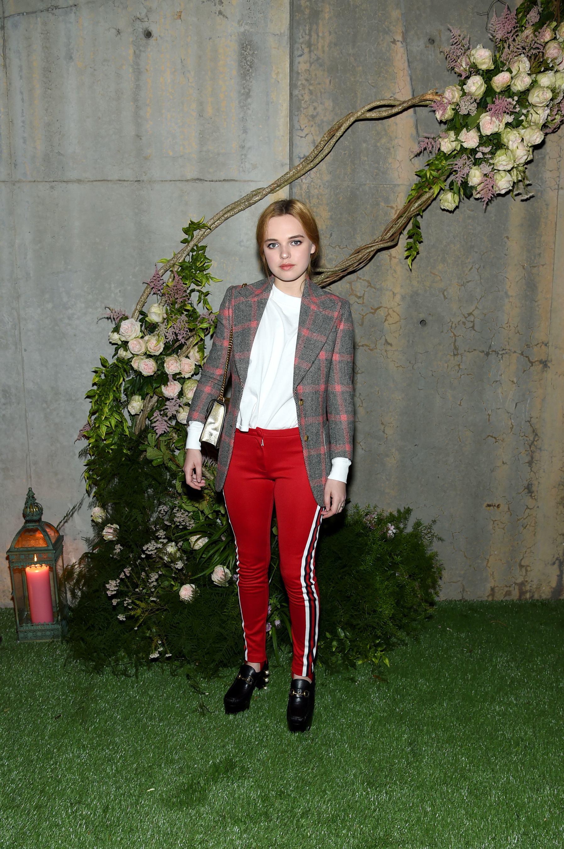 NEW YORK, NY - MAY 02: Odessa Young attends the Gucci Bloom Fragrance Launch at MoMA PS.1 on May 2, 2017 in New York City. (Photo by Jamie McCarthy/Getty Images for Gucci)