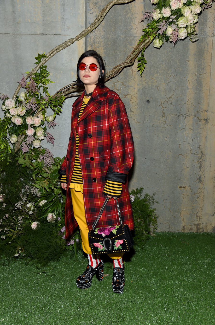 NEW YORK, NY - MAY 02: Singer Soko attends the Gucci Bloom Fragrance Launch at MoMA PS.1 on May 2, 2017 in New York City. (Photo by Jamie McCarthy/Getty Images for Gucci)