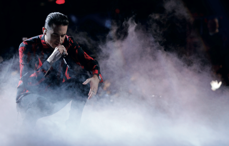 G-Eazy in Saint Laurent