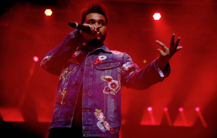 The Weeknd in Saint Laurent