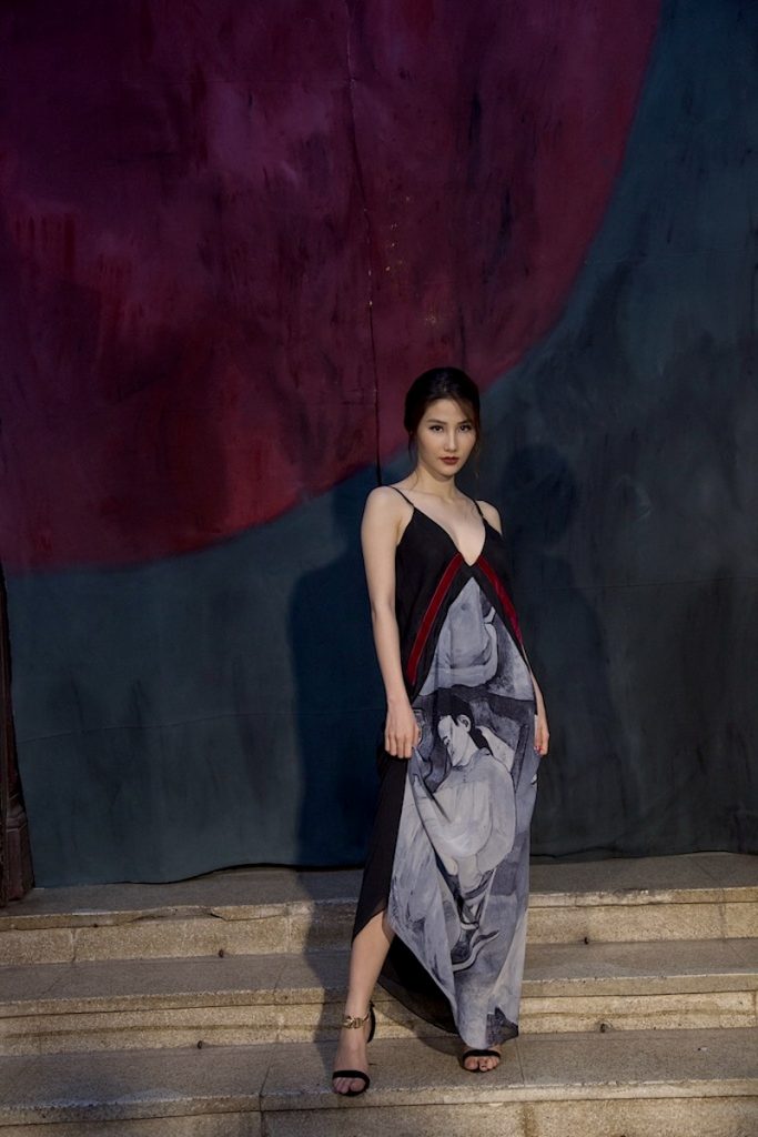 Nữ diễn viên Diễm My 9X trong mẫu thiết kế mới nhất của "Màu Lam"