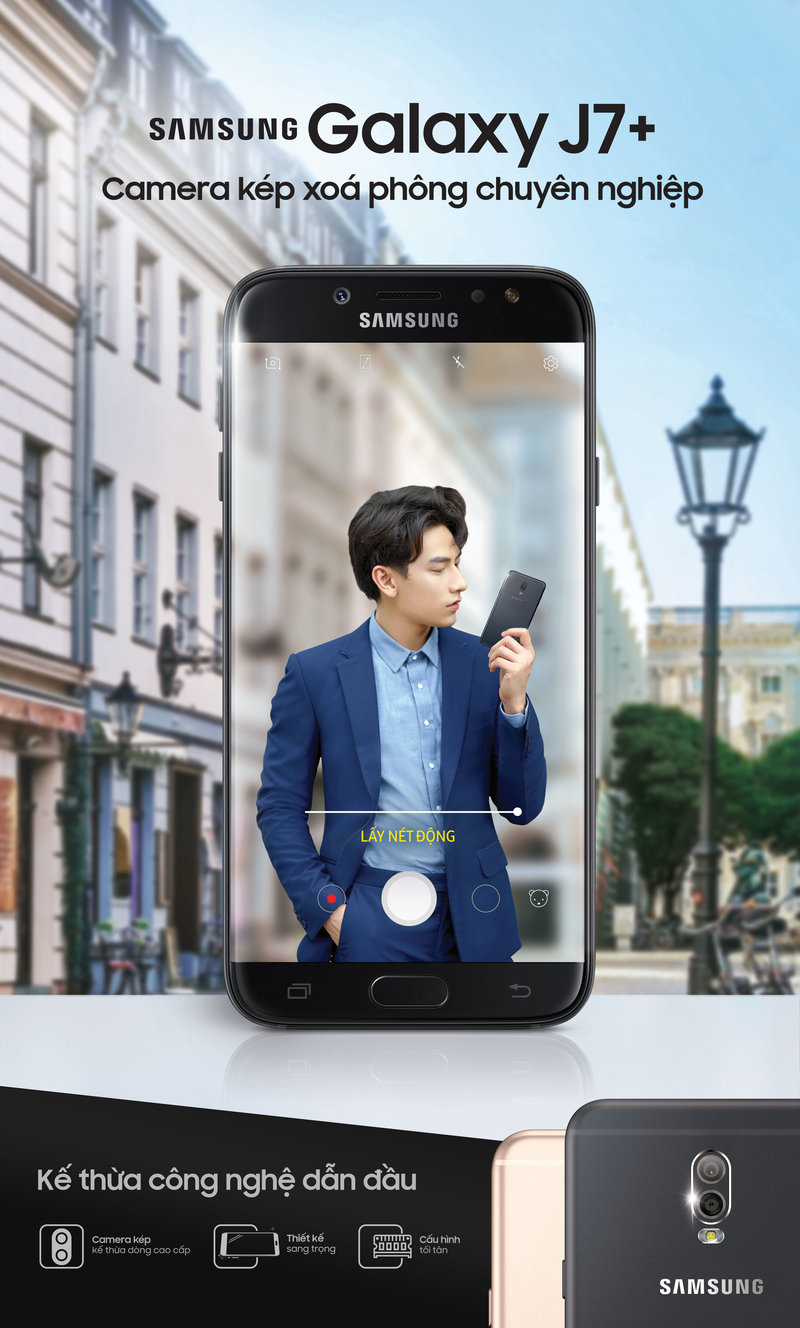 Samsung ra mắt điện thoại Galaxy J7+ 3