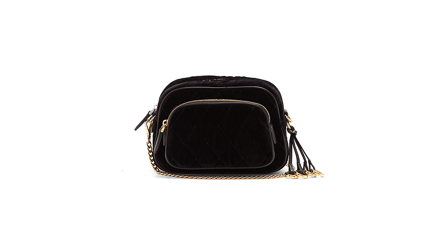 Prada Quilted Velvet Cross-Body Bag