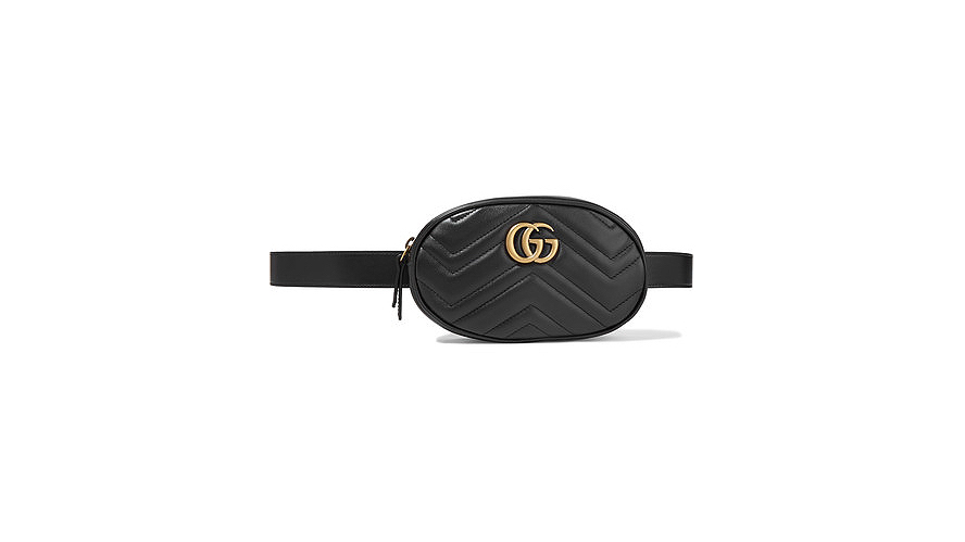 Gucci GG Marmont Quilted Leather Belt Bag