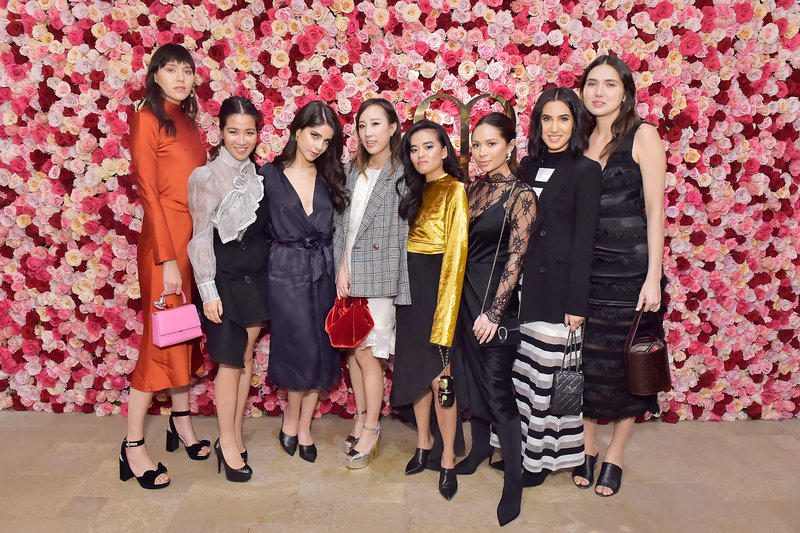 Từ trái qua: Natalie Lim Suarez, Wendy Nguyen, Lainy Hedaya, Erica Choi, Olivia Lopez, Marianna Hewitt, Tania Sarin và Dylana Suarez