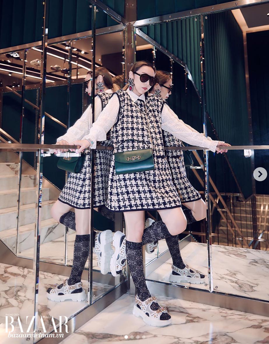 Fashionista Princess Doughnut, túi Gucci Zumi, Instagram, 03/2019