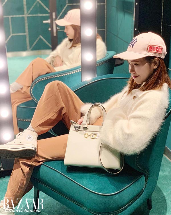 Một fashionista (Elly Kao), diện túi Gucci Zumi, Instagram ellykao0825 03/2019