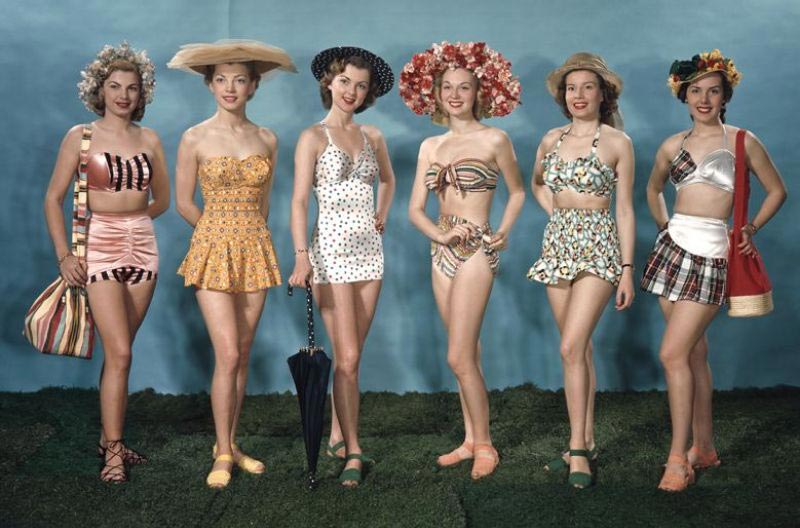 Lịch sử bikini: Những mẫu áo bơi của thập niên 1940