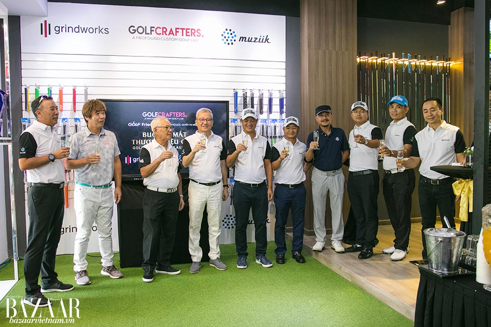 Buổi lễ khai trương có mặt của đại diện thương hiệu golf Nhật Bản và đối tác Việt Nam