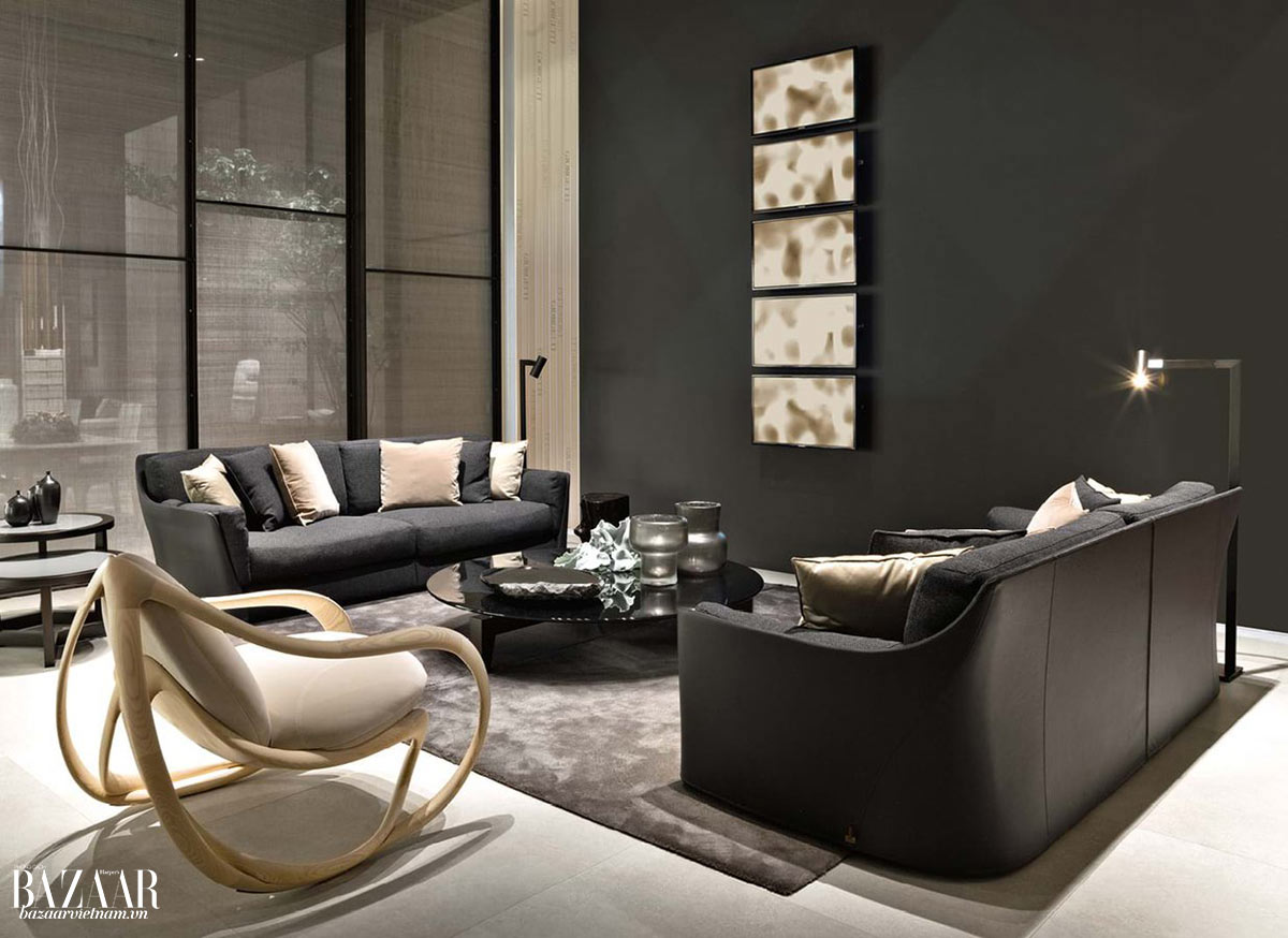 Dòng sofa VITTORIA do nhà thiết kế nội thất Carlo Colombo lên ý tưởng