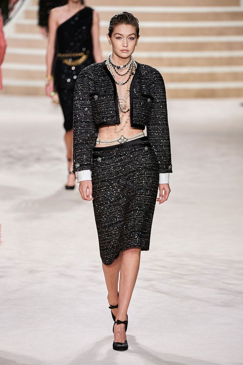 ORDER Áo khoác tweed Chanel màu đen
