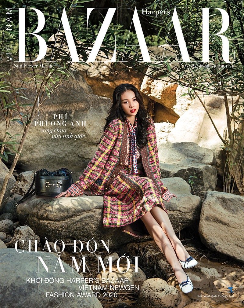 harpers bazaar vietnam cover 2020 01 gucci phi phuong anh