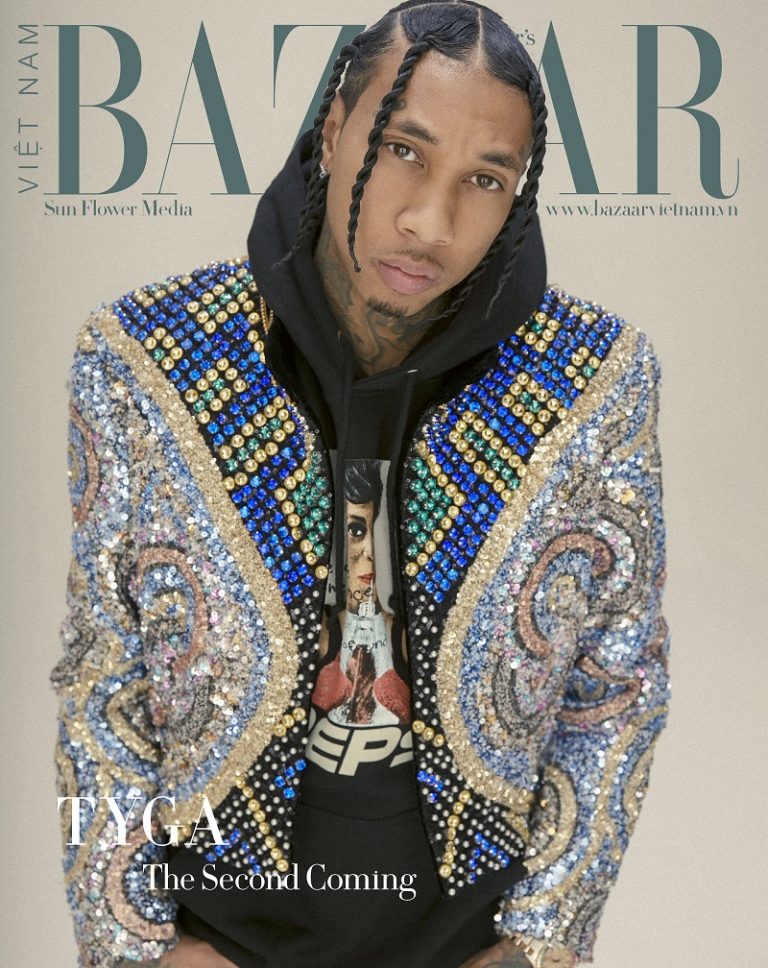 Rapper gốc Việt Tyga trên Harper's Bazaar Việt Nam