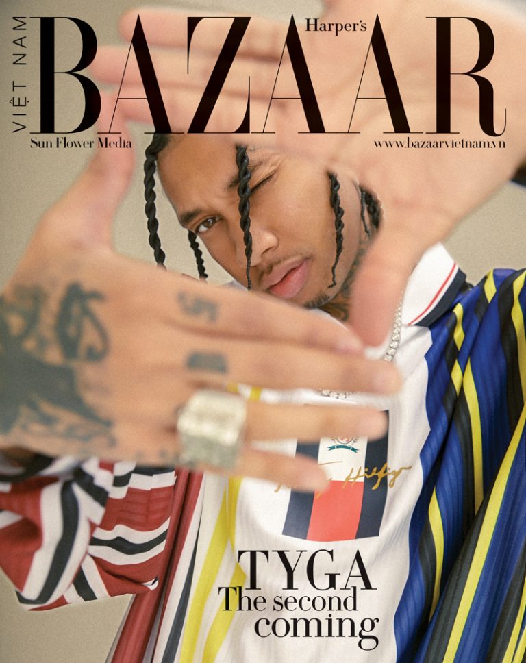Rapper gốc Việt Tyga trên Harper's Bazaar Việt Nam