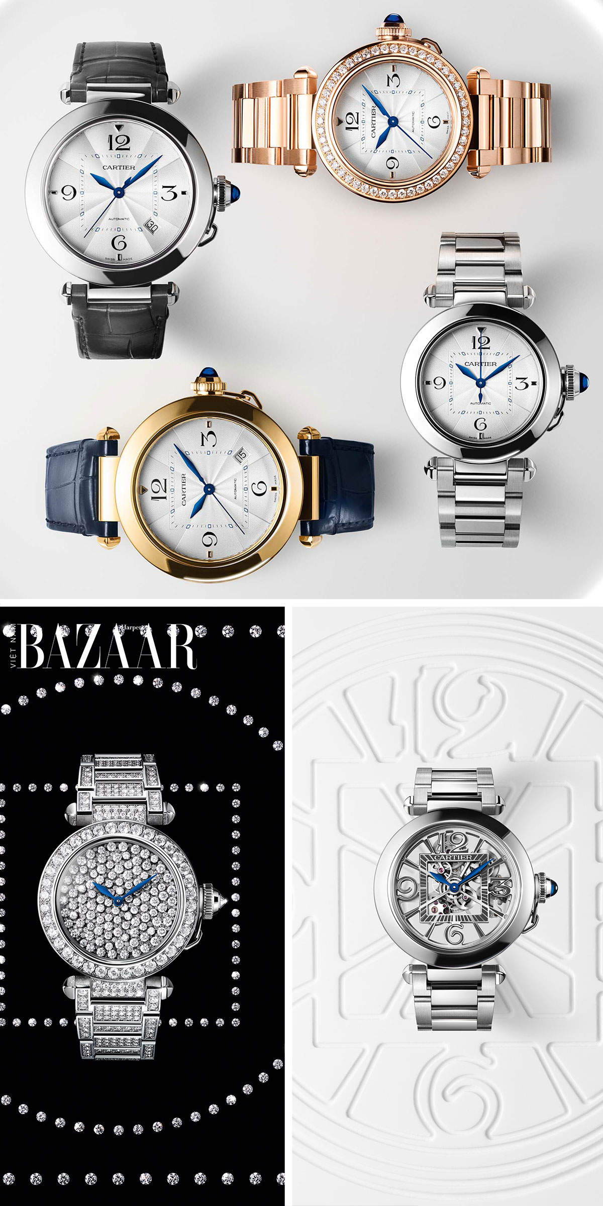 Cartier làm mới cho đồng hồ Pasha, Santos năm 2020 4
