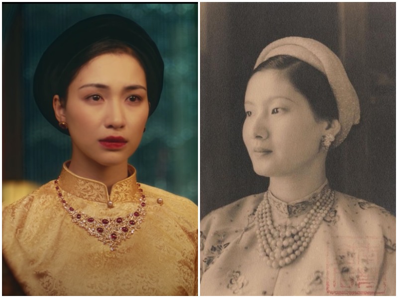Hòa Minzy tái hiện thời trang Nam Phương Hoàng Hậu đúng với lịch sử 7