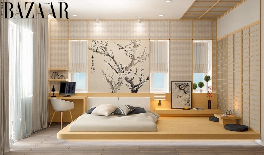 Khám phá phong cách nội thất Zen đậm chất thiền của Nhật Bản với Harper\'s Bazaar. Những kiểu dáng đơn giản, nhẹ nhàng, và nhịp nhàng của nội thất Zen sẽ đưa bạn đến một thế giới yên tĩnh và thoải mái. Hãy tận hưởng những giây phút thanh lọc tâm hồn với không gian nội thất Zen của Nhật Bản.