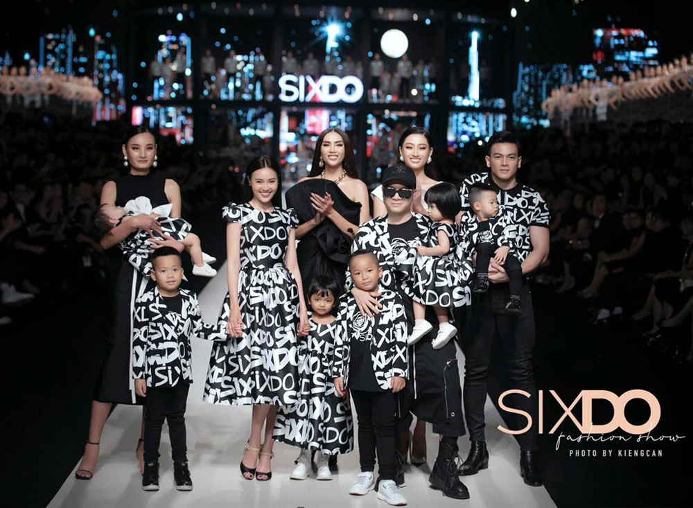 Bảy bé yêu nhà Đỗ Mạnh Cường khuấy động SIXDO Fashion Show