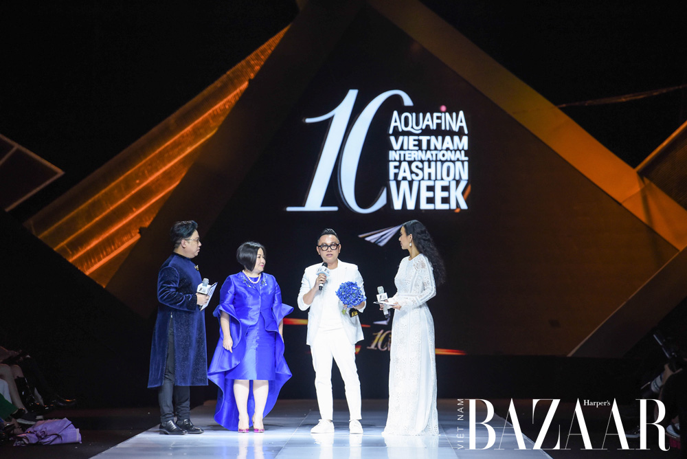 NTK Công Trí mở màn Aquafina Vietnam International Fashion Week 2020 2