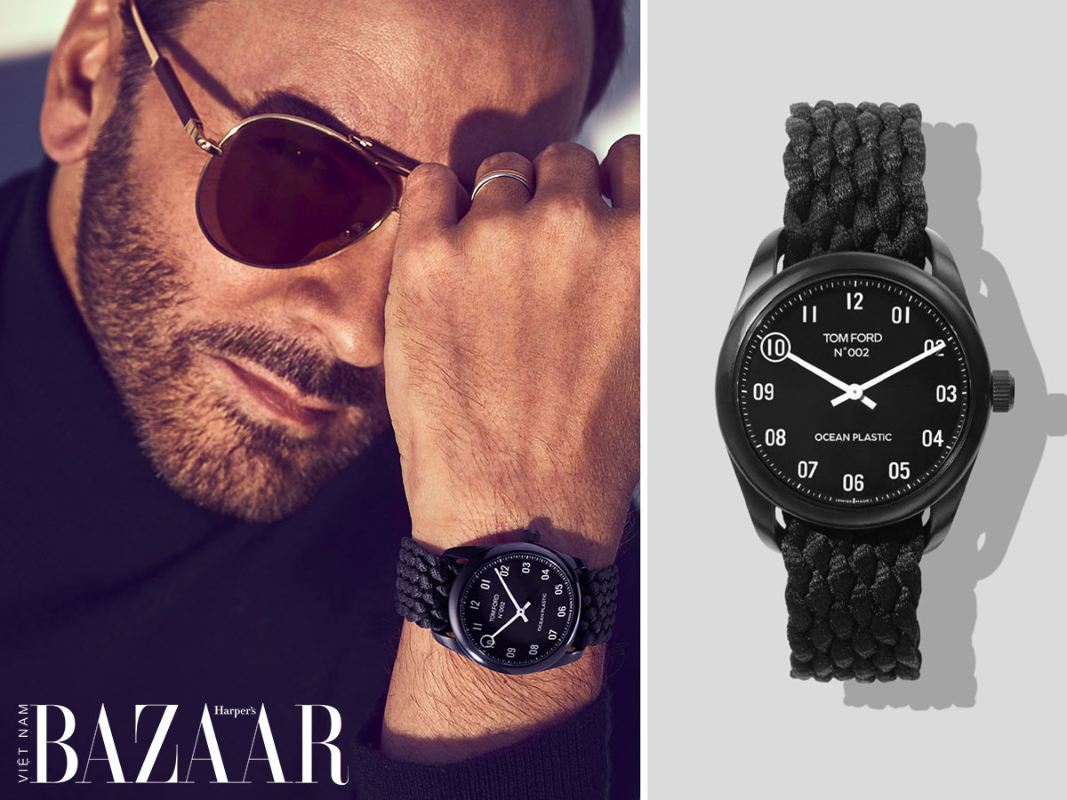 Tom Ford ra mắt đồng hồ cao cấp đầu tiên làm từ nhựa tái chế | Harper's  Bazaar