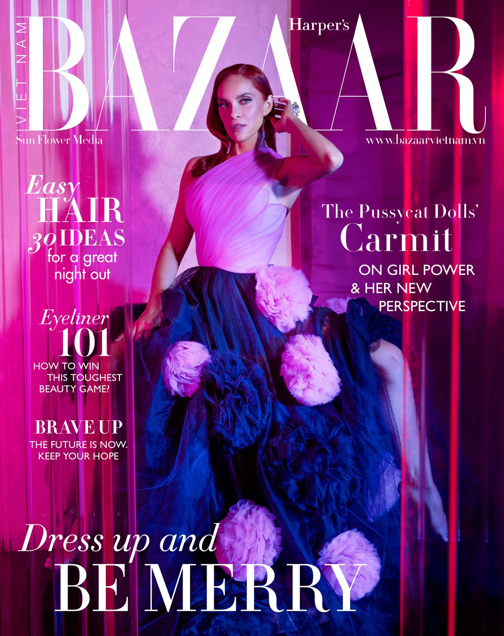 Carmit Bachar on Harper's Bazaar Vietnam digital cover