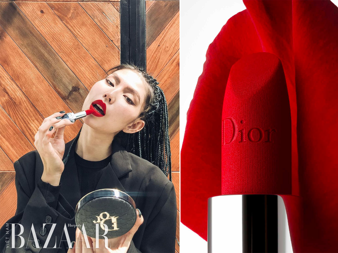 Mua Son Dior Rouge Velvet Màu 999 Màu Đỏ Tươi chính hãng cao cấp Giá tốt