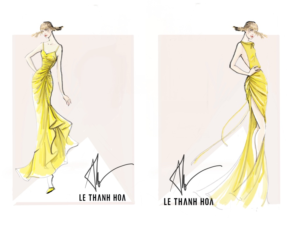 Lê Thanh Hoà hé lộ bản phác thảo bộ sưu tập Like the Sunshine tại Fashion Voyage 3