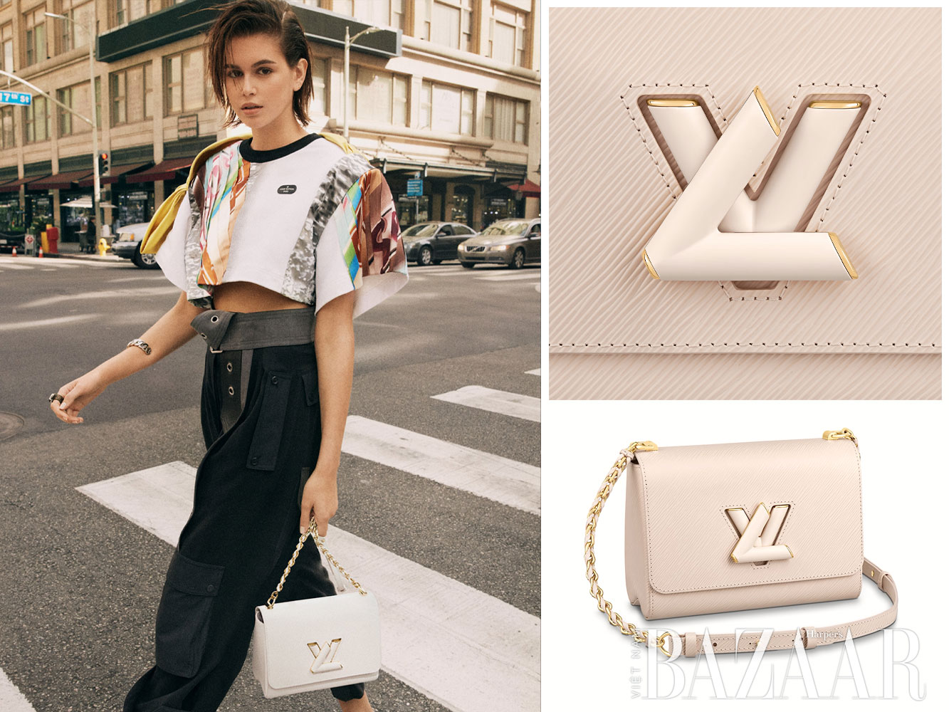 Mùa Xuân Hè 2021, Louis Vuitton tân trang dòng túi Twist với màu Pop Art 1