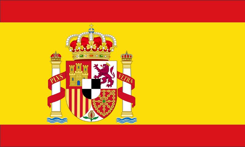 Biểu tượng sư tử màu tím trên cờ Tây Ban Nha
