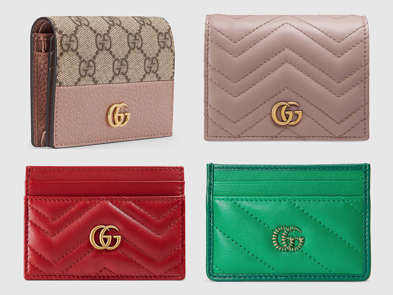 Gucci GG Marmont Card Case và Card Case Wallet