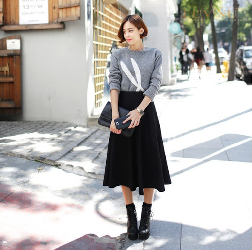 5 cách phối đồ đẹp cùng chân váy ngắn xòe  BlogAnChoi