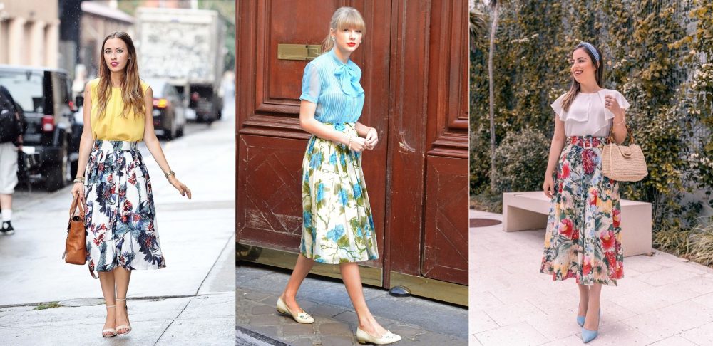 Top 3 họa tiết chân váy hoa hot nhất mùa hè 2020