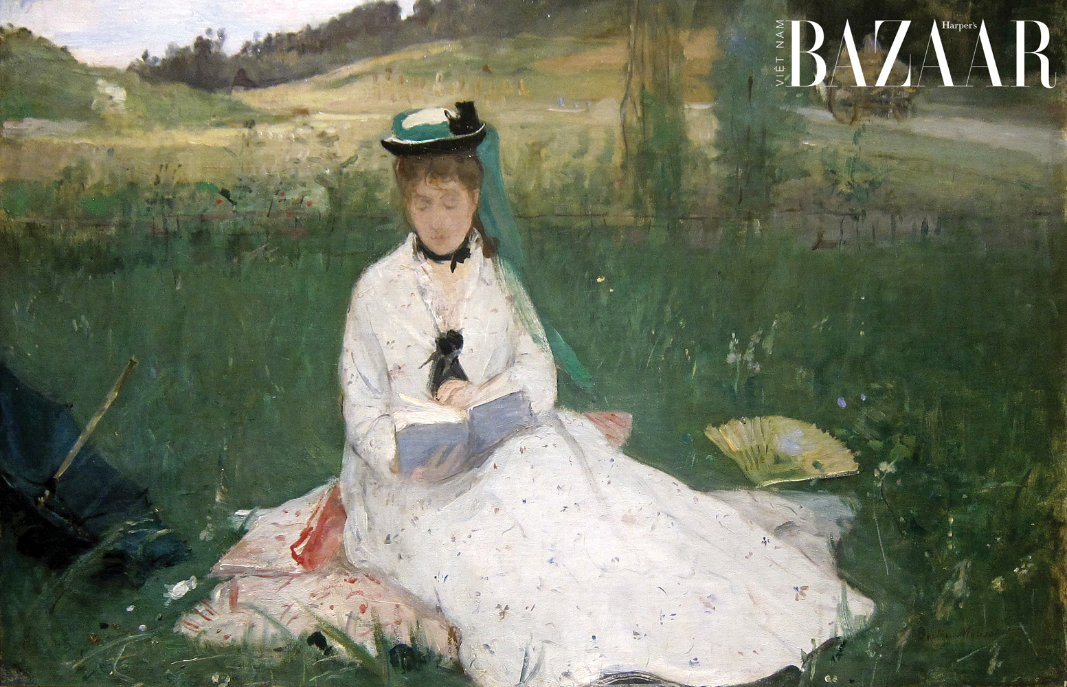 Đọc sách – La Lecture (1873) của danh họa Berthe Morisot